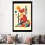 Rainbow Fox by Andy Westface - Print on Canvas-56677069-42160378
