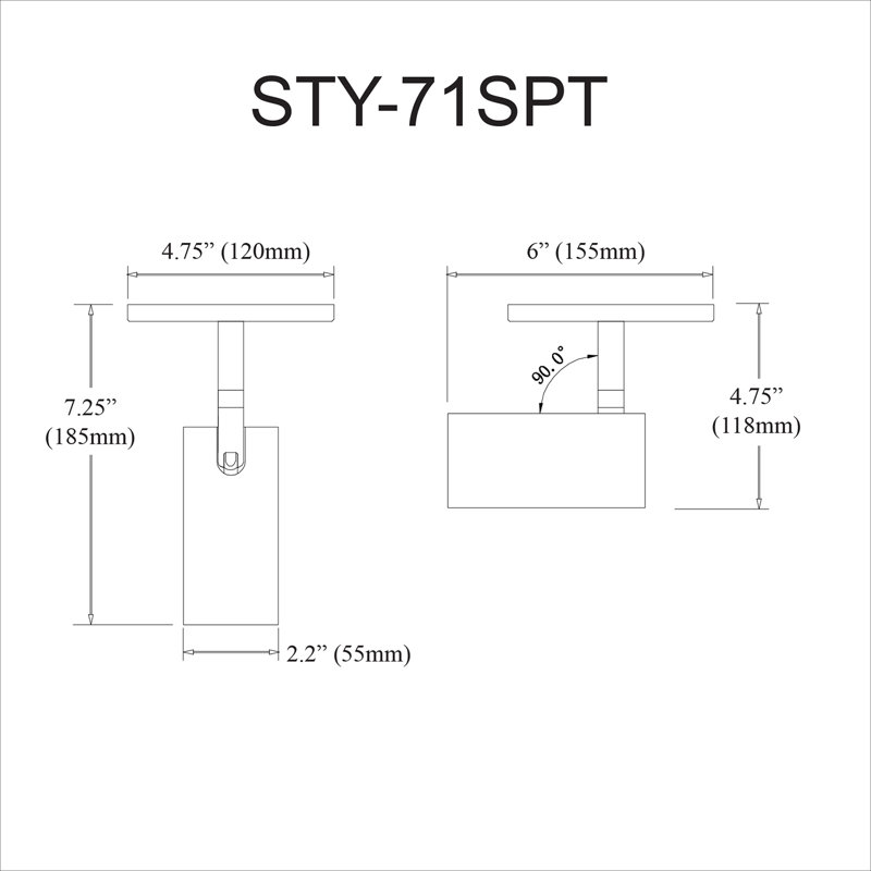 Semi Flush Mount, null