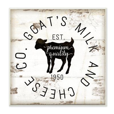 " Goat Milk And Cheese Co Vintage Sign " by Jennifer Pugh