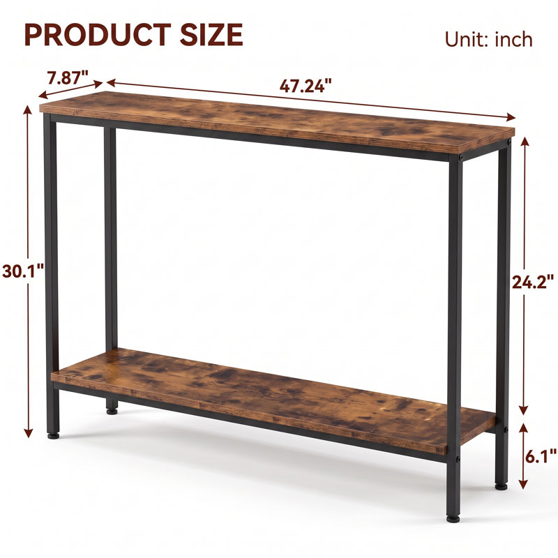 47.2" Narrow Console Table