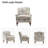 Mooresville 31'' W Traditional Upholstered Armchair with Solid Wood Legs-74929772