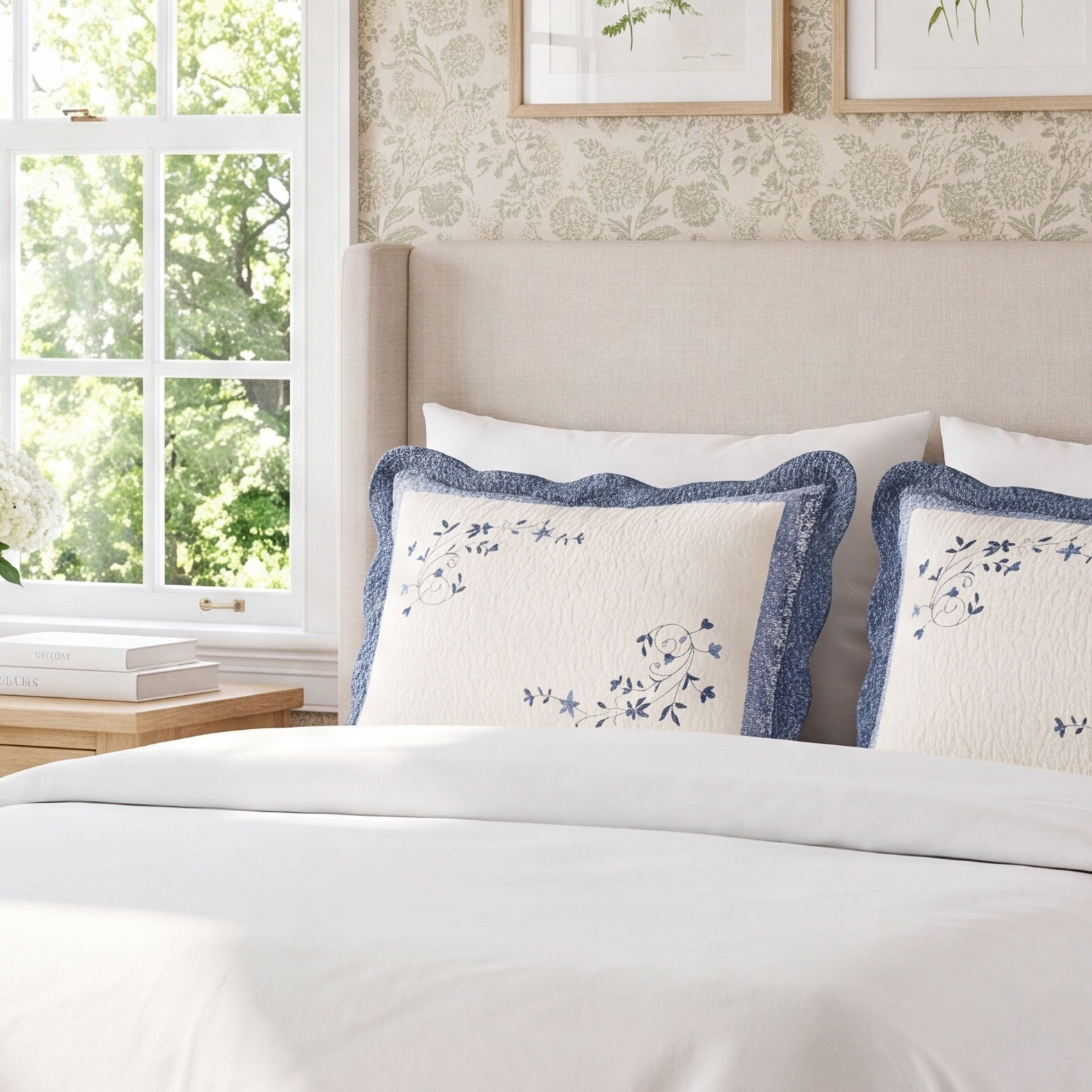 Simona Cotton Shams, Standard/Twin