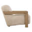 Fauteuil d'appoint en peau de mouton Acantha