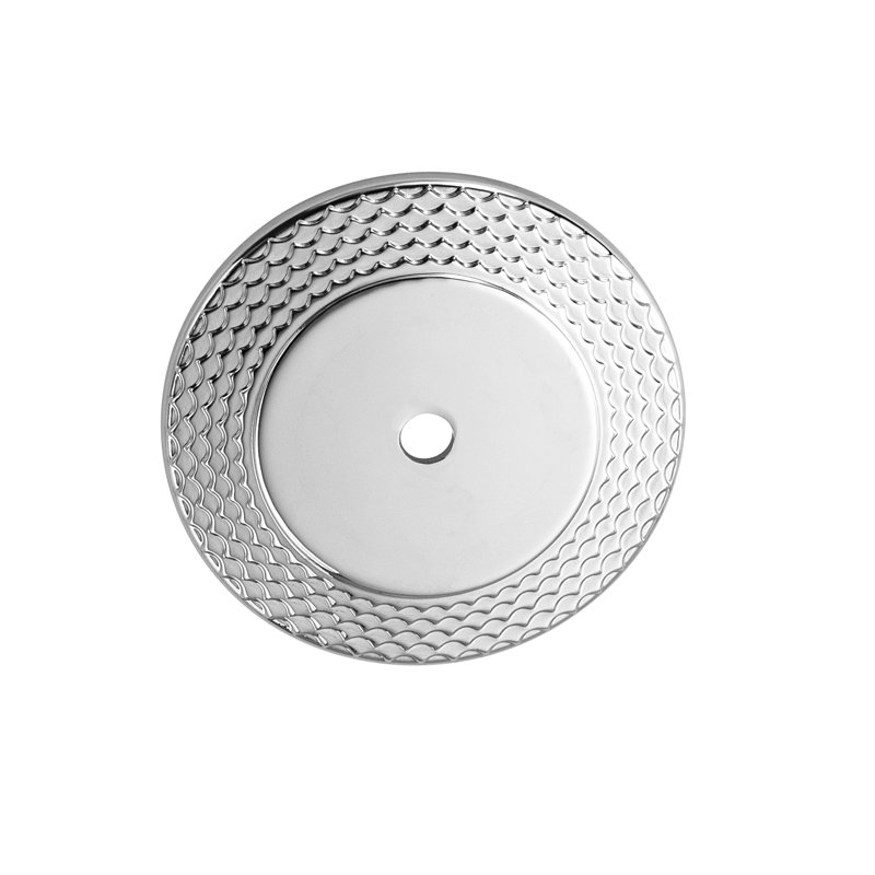 Poignée ronde Paris 1,75 po de diamètre, Nickel poli