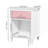 Grajales Kids Nightstand with One Drawer,White Bedside Table with Drawer and Open Partition,Modern Nightstand,Children's Bedside Table-773377099