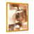 Impression dorée sur toile encadrée