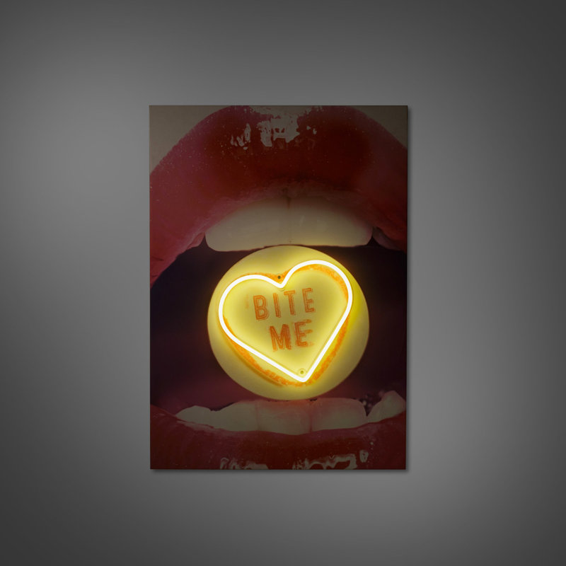 Hot Lips Bite Me Print