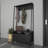 Andreous Hall Tree 37'' Wide with Shoe Storage-488904974