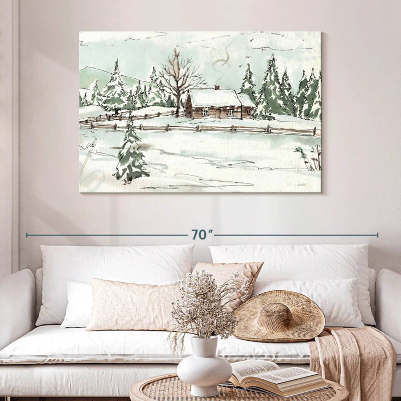 Alvord Cozy Winter Wonderland, H 32 po x l 48 po