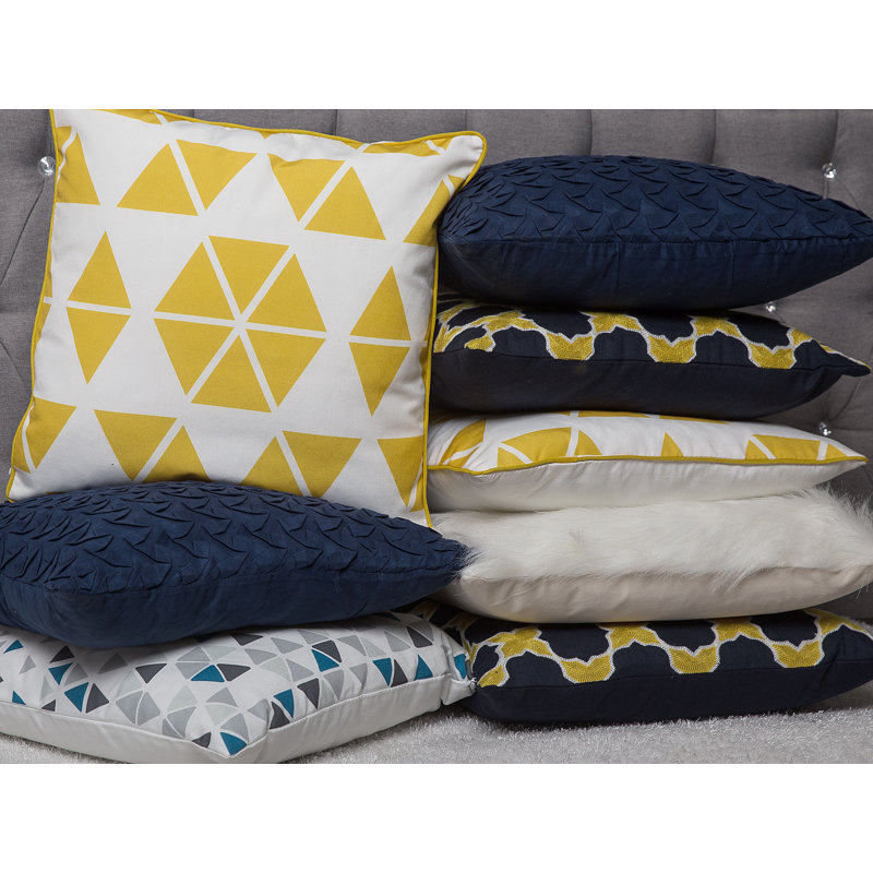 Jonah Geometric Square Throw Cushion