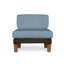 Catalina Outdoor Teak Lounge Chair-502431832-502431828