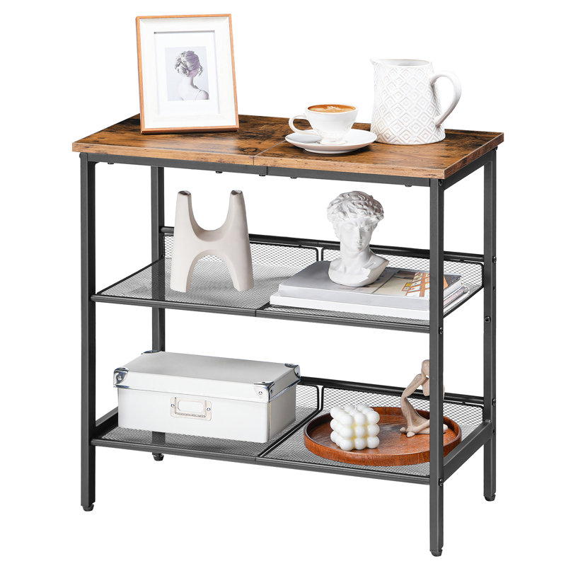 Table d'appoint étroite à 3 niveaux