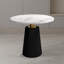 Table de salle à manger ronde en marbre noir-118030783