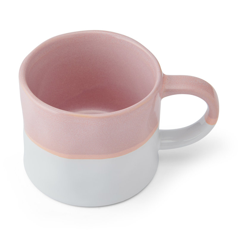 Mikasa Ombre Stoneware Mugs, 350ml (Set of 4), Pink