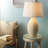 Peabody 28'' Natural White Table Lamp