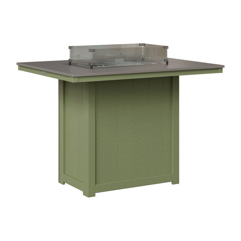 Foyer de table berlinois Donoma, H 39 po x l 41 po x P 54 po, Acier inoxydable martelé avec base sauge