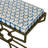 Table d'appoint 24 po Frederickson avec incrustation d'os et laiton