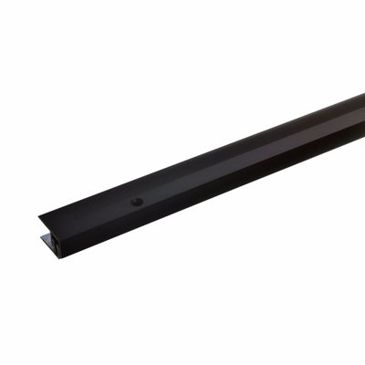 Abschlussprofil 21 x 7-15mm - Aluminium gebohrt