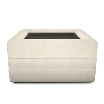 Boyden Ottoman with Wood Tray