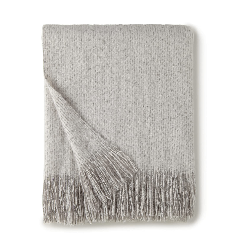 Crafted by Catherine Gray Faux Mohair Throw 50" x 60"