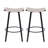 Counter Height Backless PVC Weaving Bar Stools With Round Footrest (2PCS Sets)