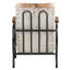 Laney Goat Hide Upholstered Occasional Chair