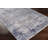 Owings Machine Washable Abstract Dark Blue/Medium Brown Area Rug-919975710