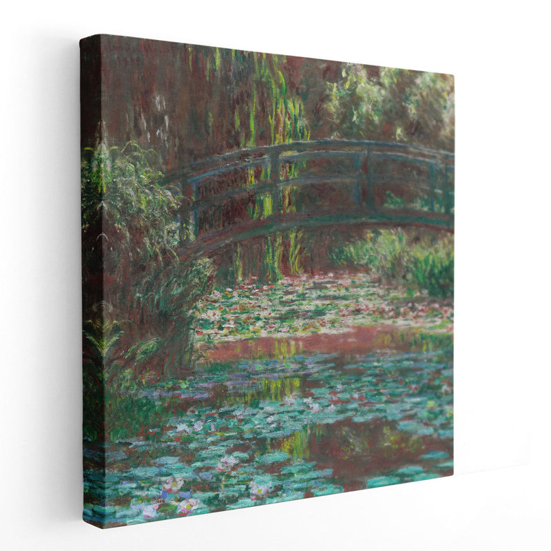 Water Lily Pond, 1900 - reproduction d'art sur toile, H 20 po x l 20 po