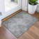 Machine Washable Indoor/Outdoor Xhevrie Gray Rug