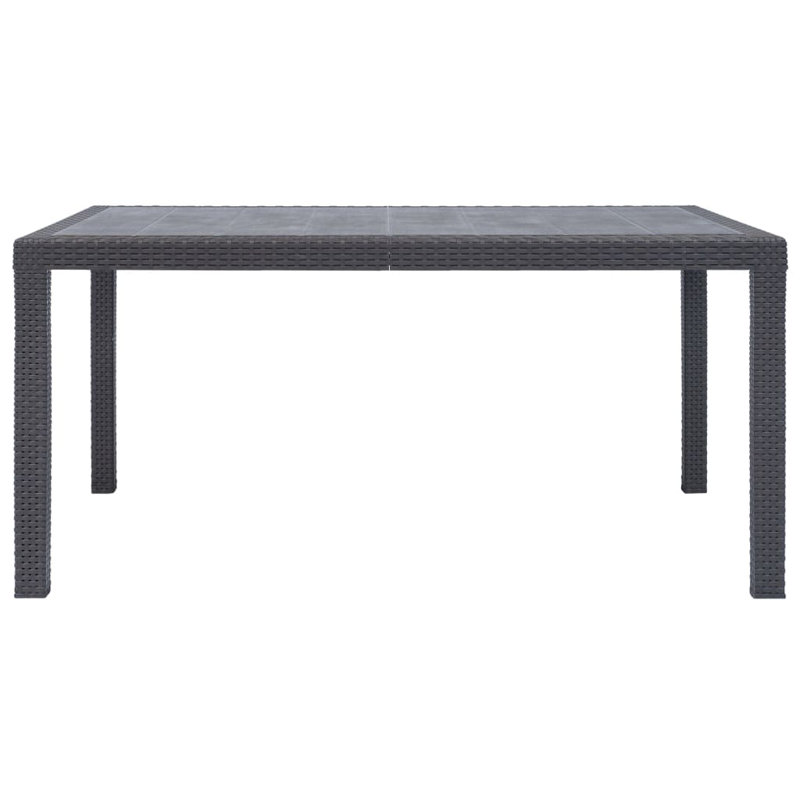 Etude Outdoor Dining Table, 72cm H x 90cm W x 150cm D, Brown
