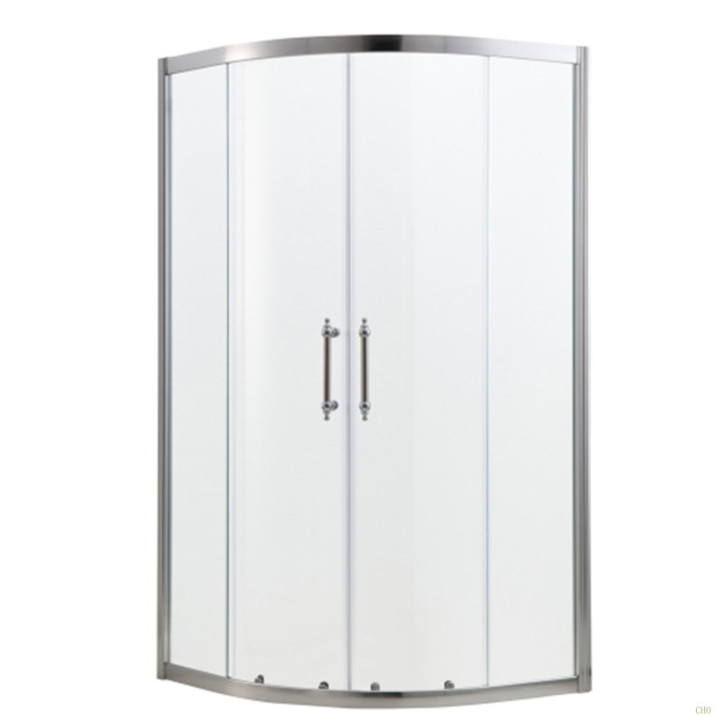 Shower Door 36" x 75" Framed Tub Shower Enclosure in Chrome, 1/4 in. (6mm)