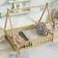 Lit de sol en forme de tente Ames avec structure en bois, garde-corps et porte-2031328463-2031328460