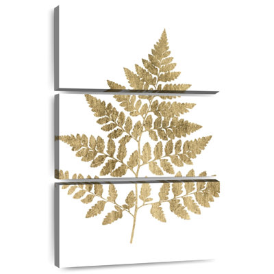 Harnek graphique fougère dorée I