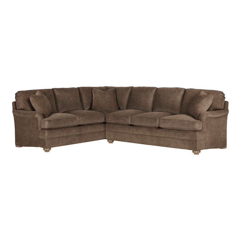 East Lake Upholstered L-Shaped Sectional Left Hand Facing, Nadia Earth, Hampton