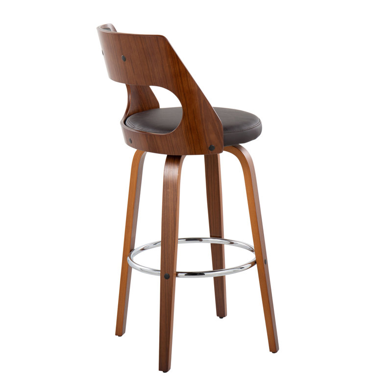 Tabouret de bar Cecina, Gris foncé