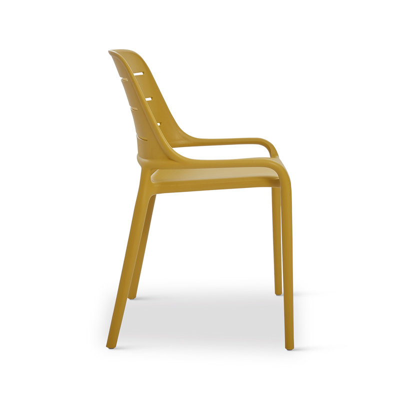 Jasper Outdoor Stacking Chair (Set of 4) - Army Green, Ginger