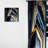 Amberson - Abstract Geode Geometric Blue IV - Modern Velvet Curtain - Room Darkening - 1 panel-581469924