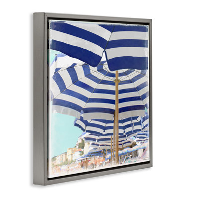 «Under Beach Umbrellas», art mural encadré par Charlie Carter