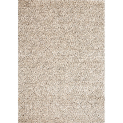 Keandria Beige Tonal/Solid Wool Rug