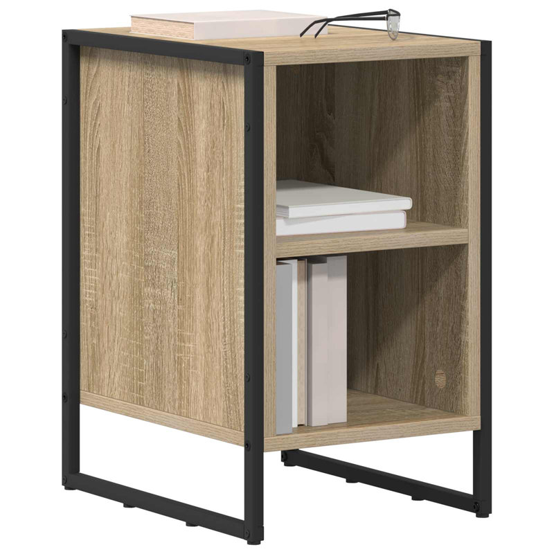 39.5cm W Manufactured Wood Bedside Table, Sonoma