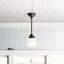 Luminaire suspendu style école 1 lumière Margaree-38570537-21308437