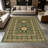 1PC Vintage Tribal Geometric Persian Farmhouse area rugs for Living Room, Soft and Comfortable, Suitable for all seasons, easy-to-maintain, machine washable Indoor floor mat, Under Table Farmhouse suitable for dining room, bedroom, entryway, kitchen,-129196866