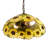 16" Wide Wild Sunflower Pendant
