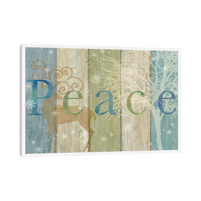 Woodland Peace by Cynthia Coulter - Floater Frame Print on Canvas