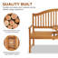 Banc de jardin en bois massif Hele