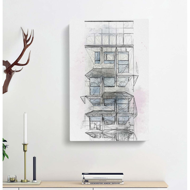 Sketching the Architecture Vol.56 - Wrapped Canvas Drawing - Wrapped Canvas, 60cm H x 40cm W x 3cm D