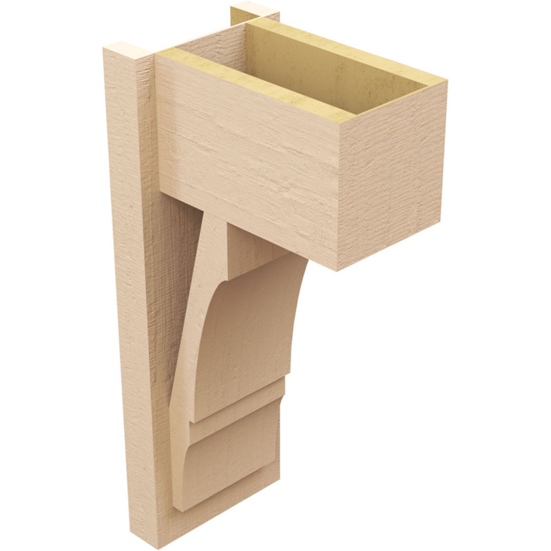 Bois de cèdre brut Balboa, H 24 po x l 8 po x P 12 po