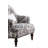 Pattern Fabric Chair W/Pillow