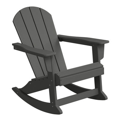 Chaise Adirondack berçante en PEHD Laguna