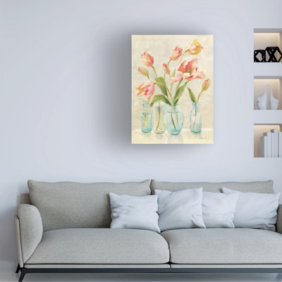 Bolog Danhui Nai Pink Tulips Canvas Art